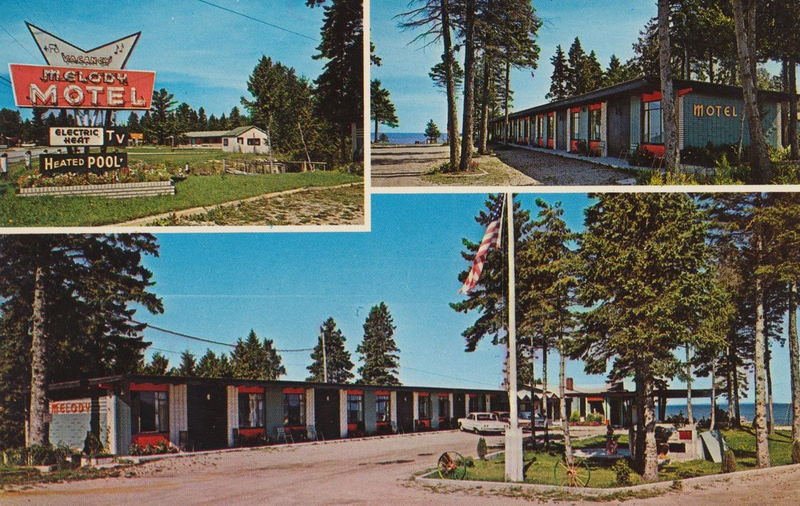 Melody Motel - Vintage Postcard (newer photo)